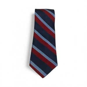 NWT Joseph A Bank 1905 Classic Striped Tie in Red and Blues 3" x 57" Jos